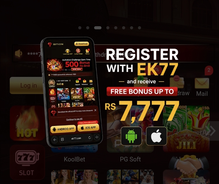 EK77 regsiter bonus